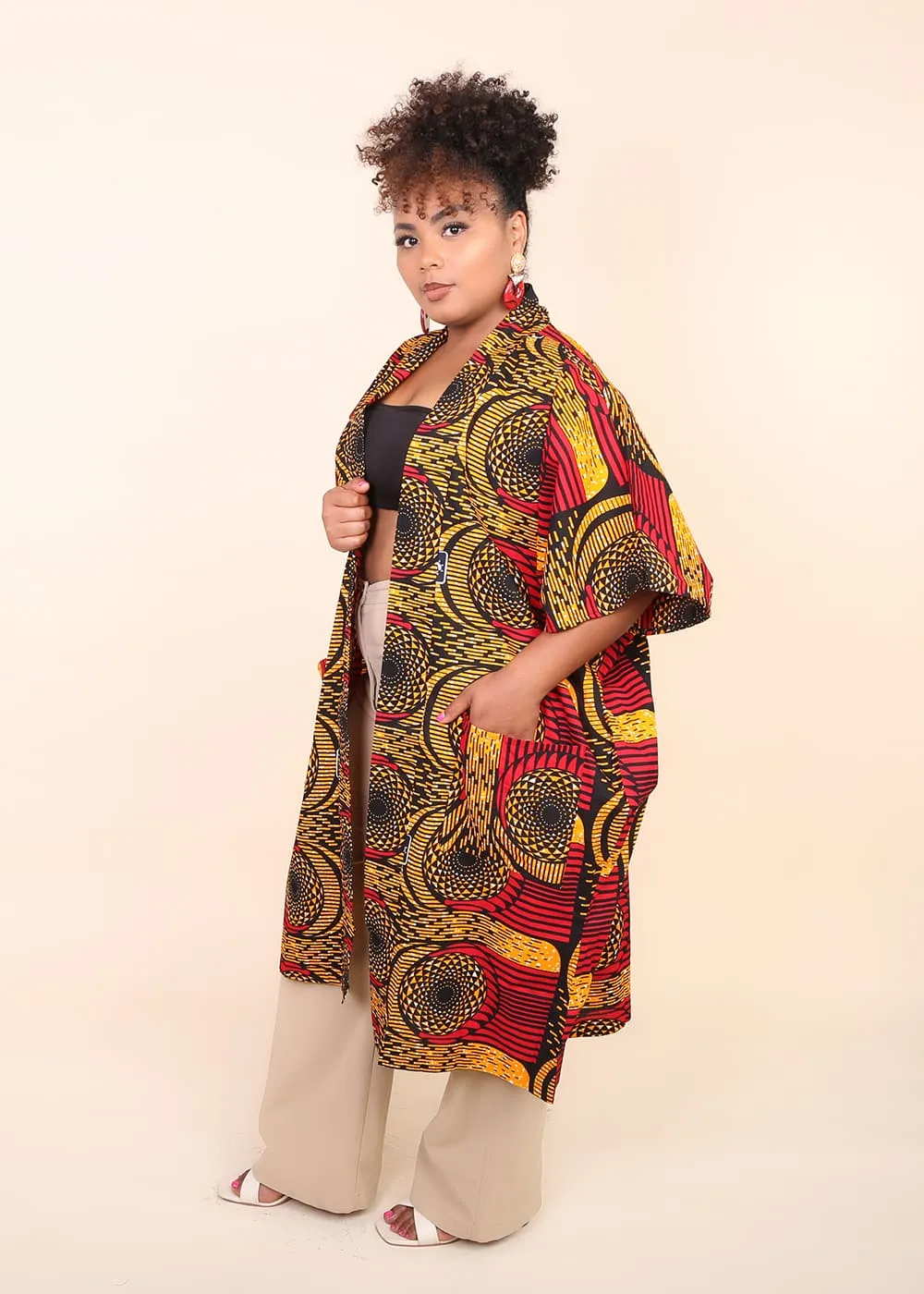 MARTHA African Print Kimono Women's Jacket