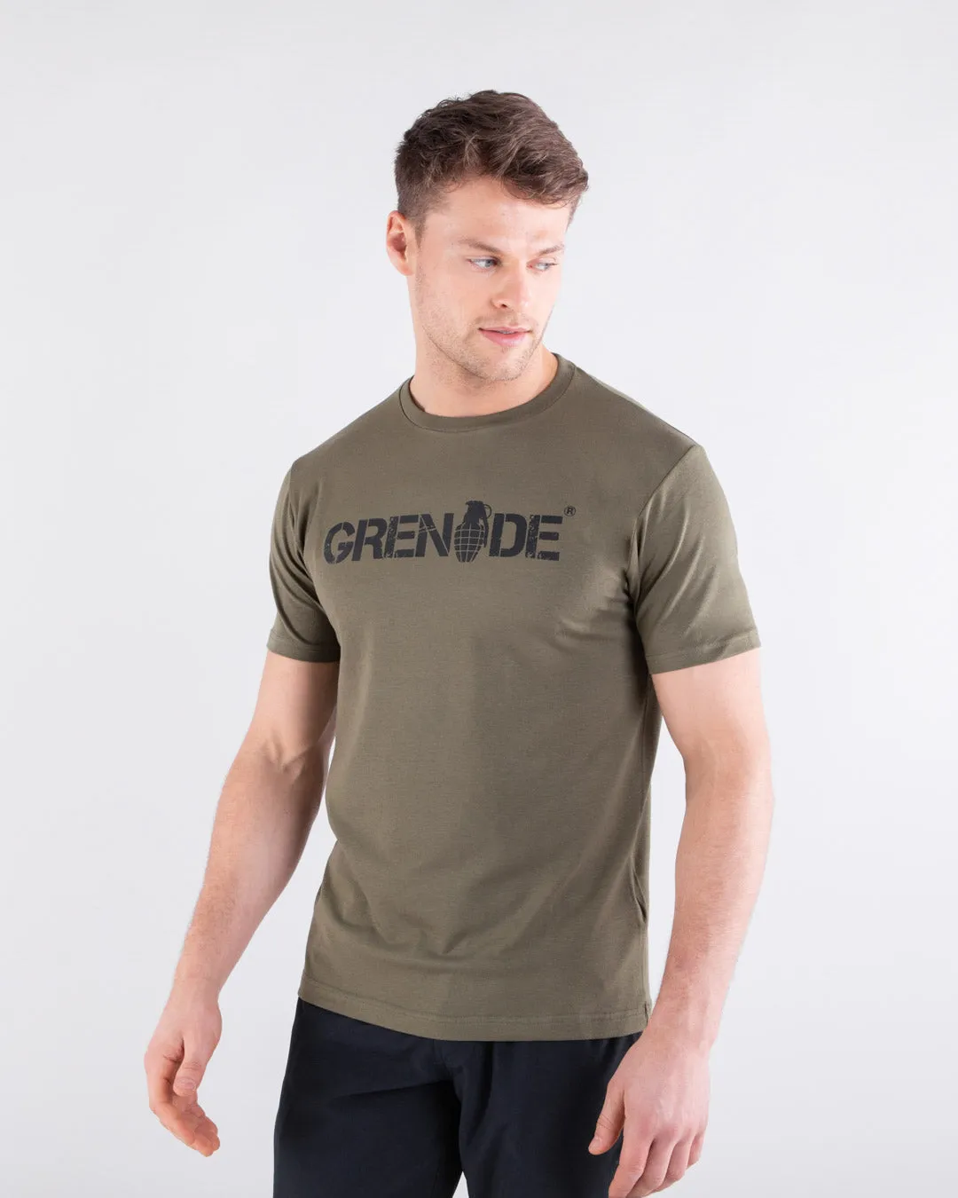 Men's Core Logo T-Shirt - Army Green