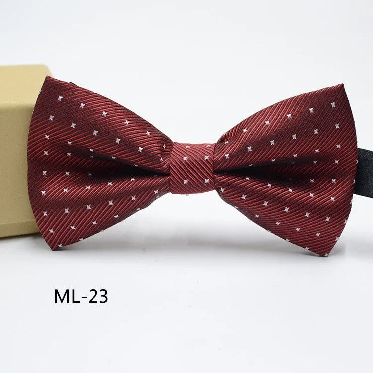 Men's Formal Suit British Korean Style Bow Tie 10