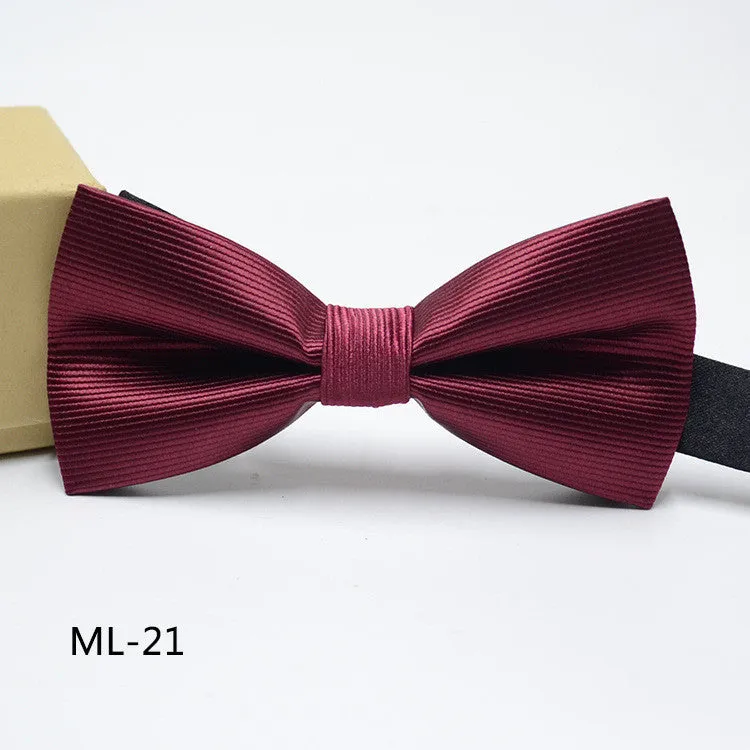 Men's Formal Suit British Korean Style Bow Tie 10