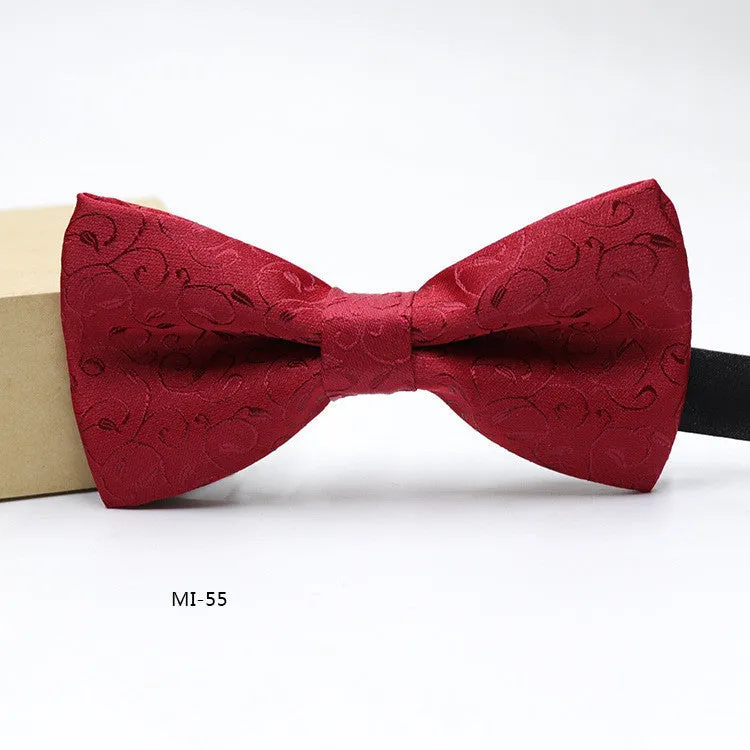 Men's Formal Suit British Korean Style Bow Tie 10