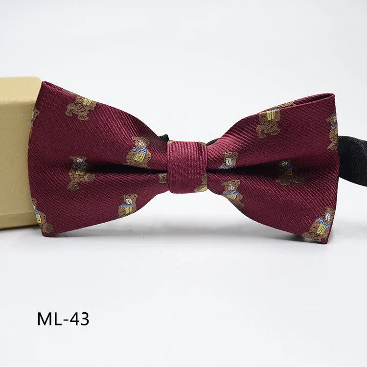 Men's Formal Suit British Korean Style Bow Tie 10