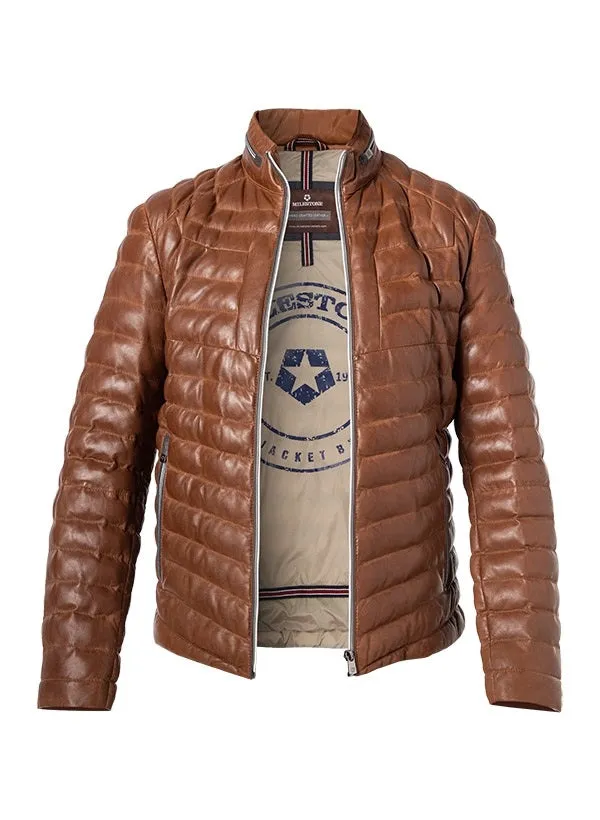 Men's Milestone | MS Malik Leather Jacket | Cognac