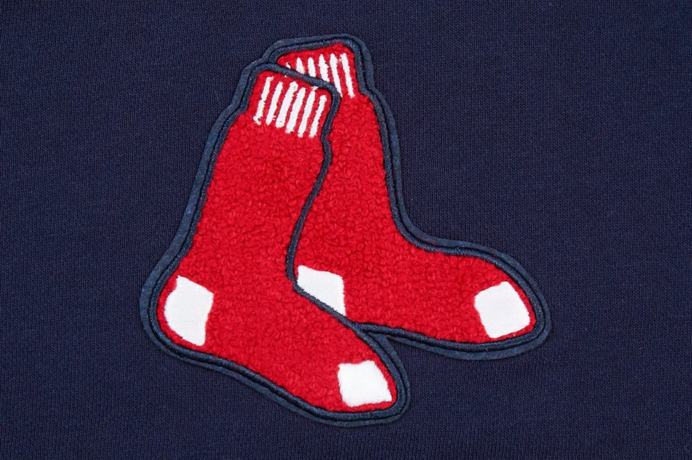 MLB BOSTON RED SOX CLASSIC WOMEN'S HOODIE DRESS (MIDNIGHT NAVY)