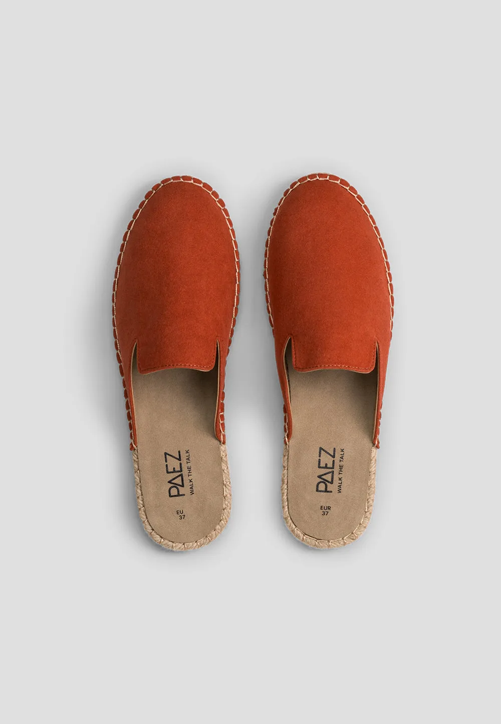 MULE VEGAN SUEDE TERRACOTA