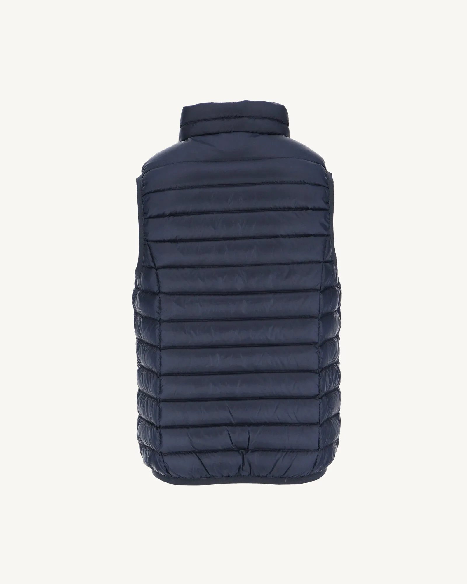 Navy Sleeveless Down Jacket Zoe