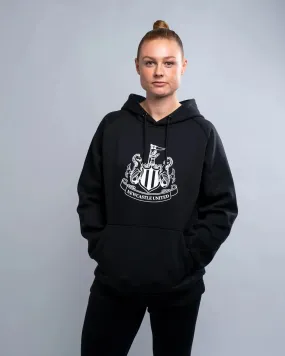 Newcastle United Women's Black Terrace Large Crest Hoodie