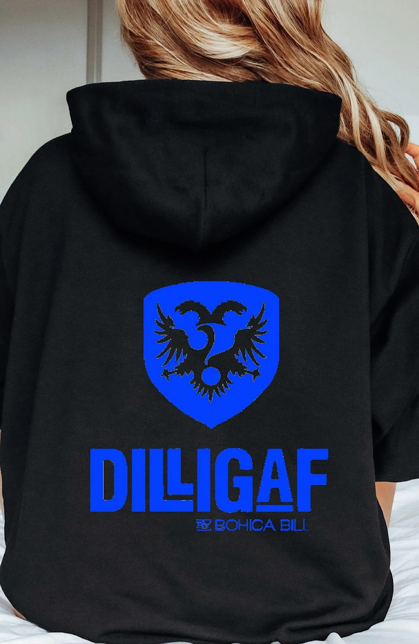 Our Classic DILLIGAF Neon Zip Up Hoodie