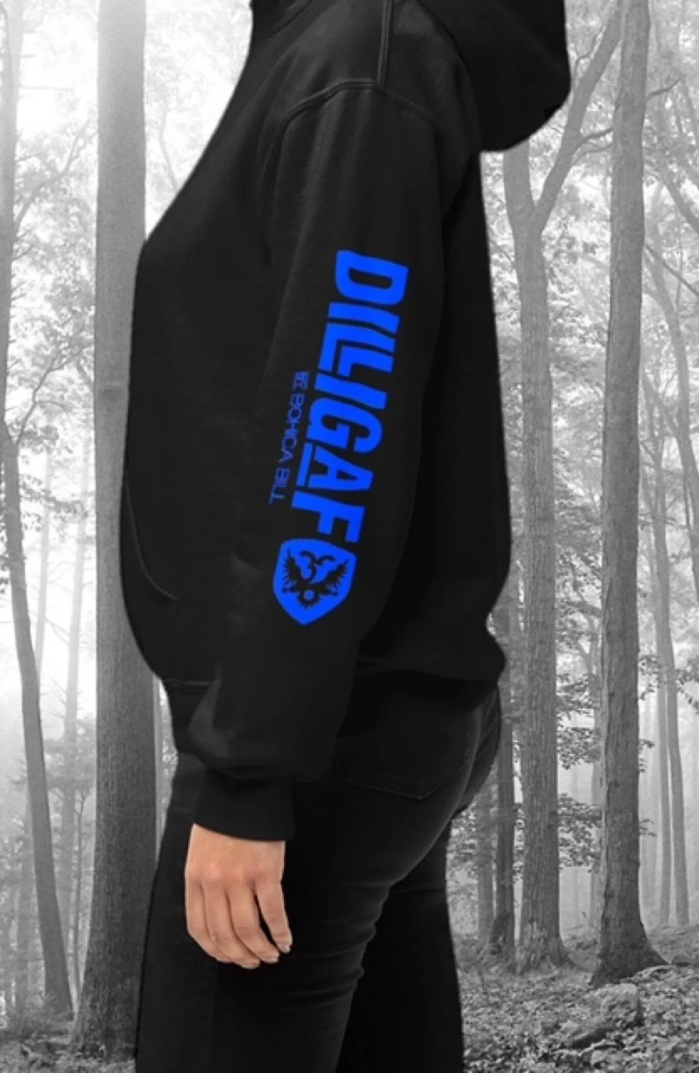 Our Classic DILLIGAF Neon Zip Up Hoodie