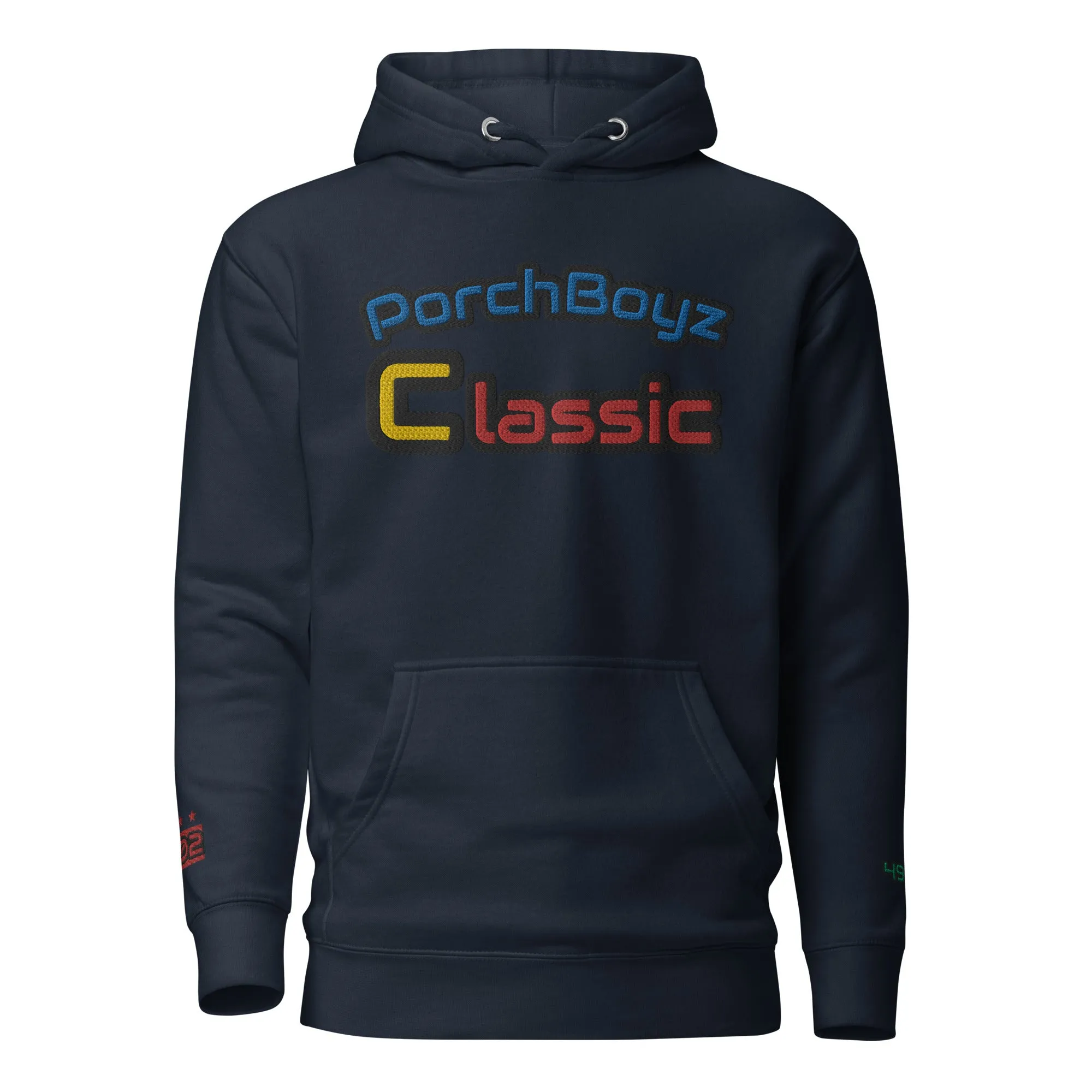 Porchboyz Classic Embroidered Unisex Hoodie