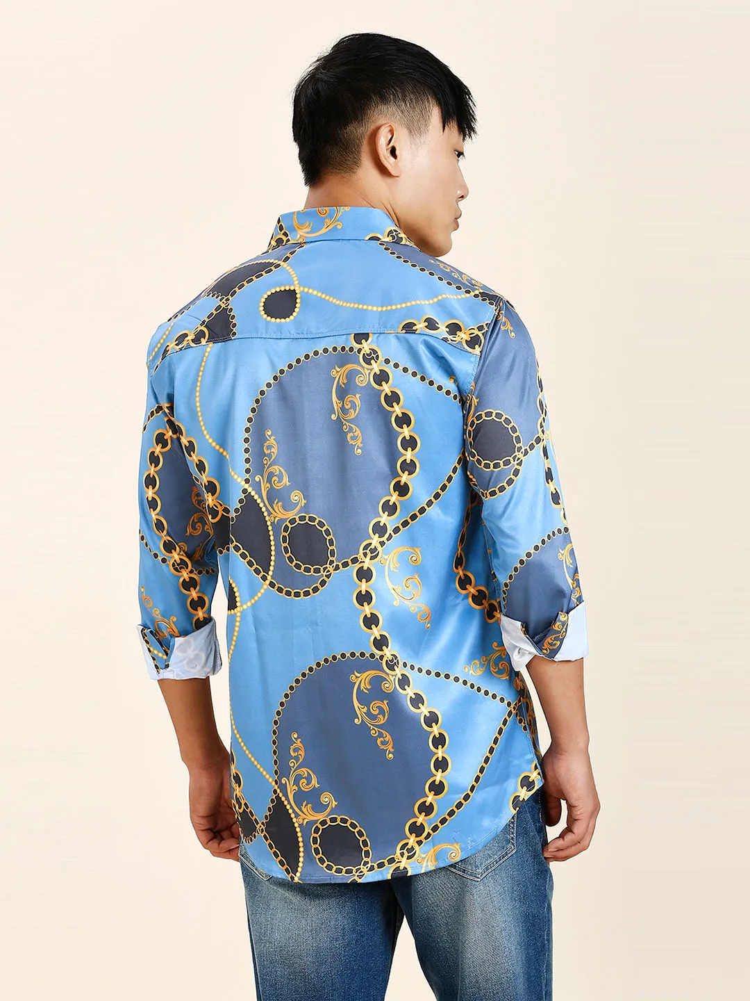 Pushpa 2 Abstract Printed Men's Shirt