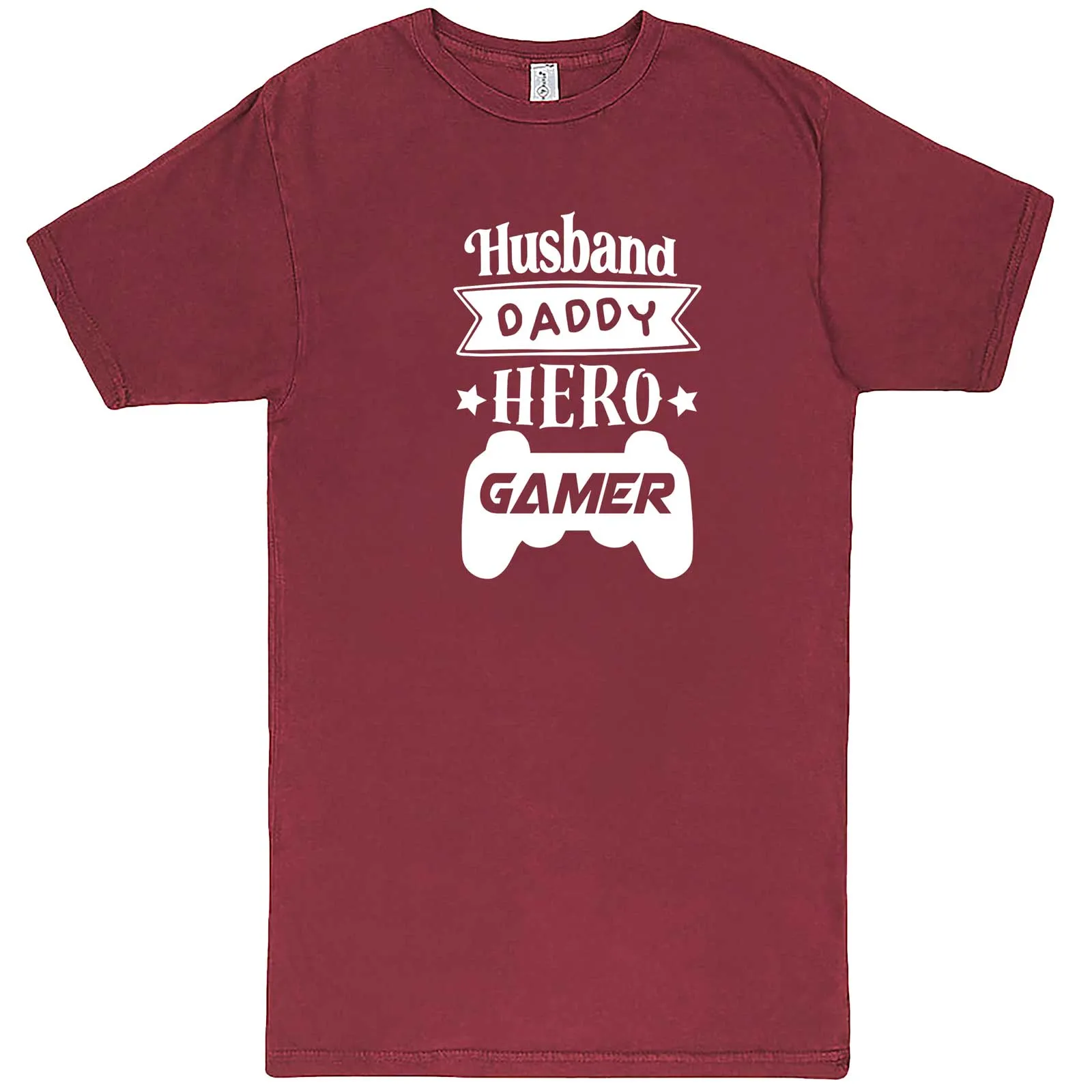 "Husband Daddy Hero Gamer" men's t-shirt