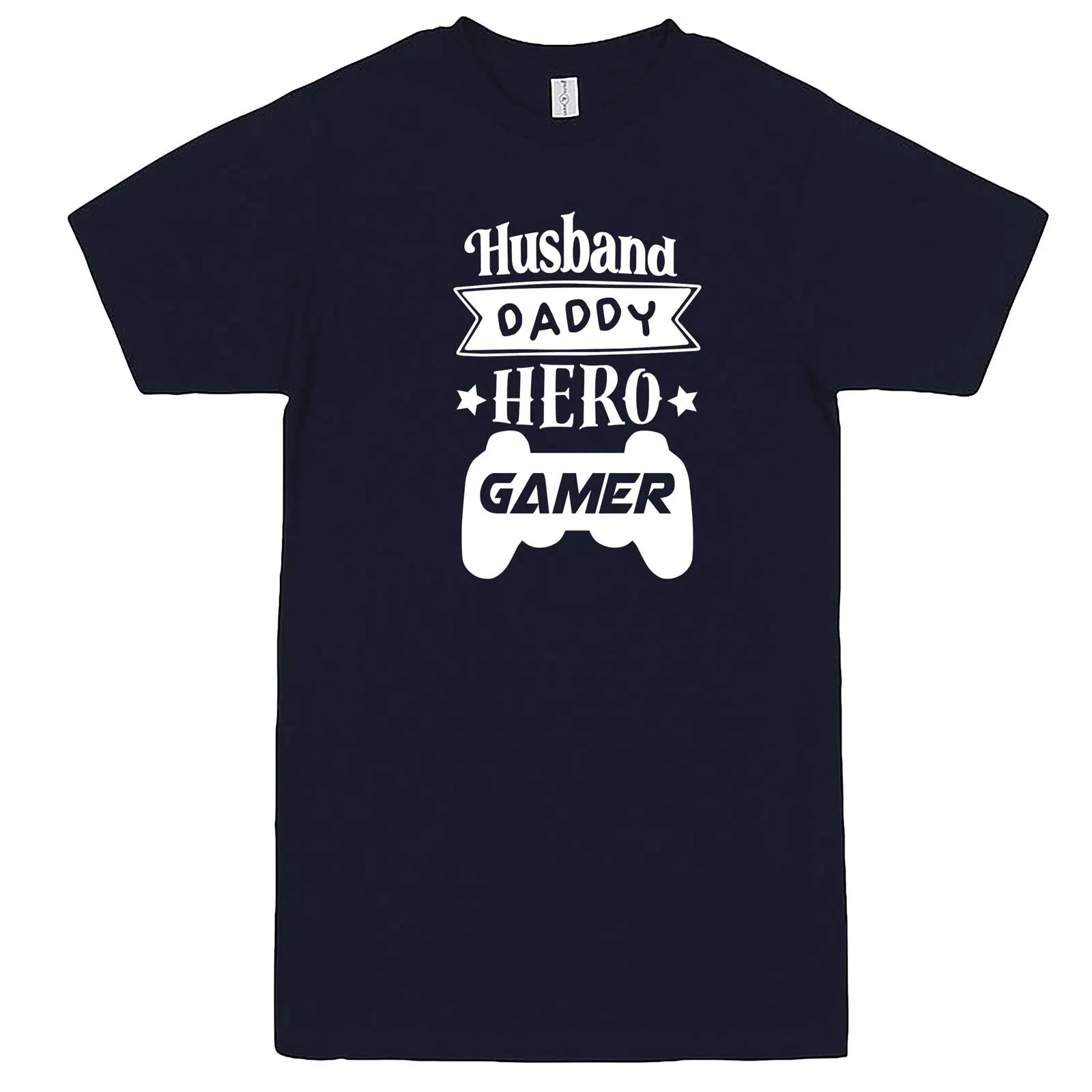 "Husband Daddy Hero Gamer" men's t-shirt