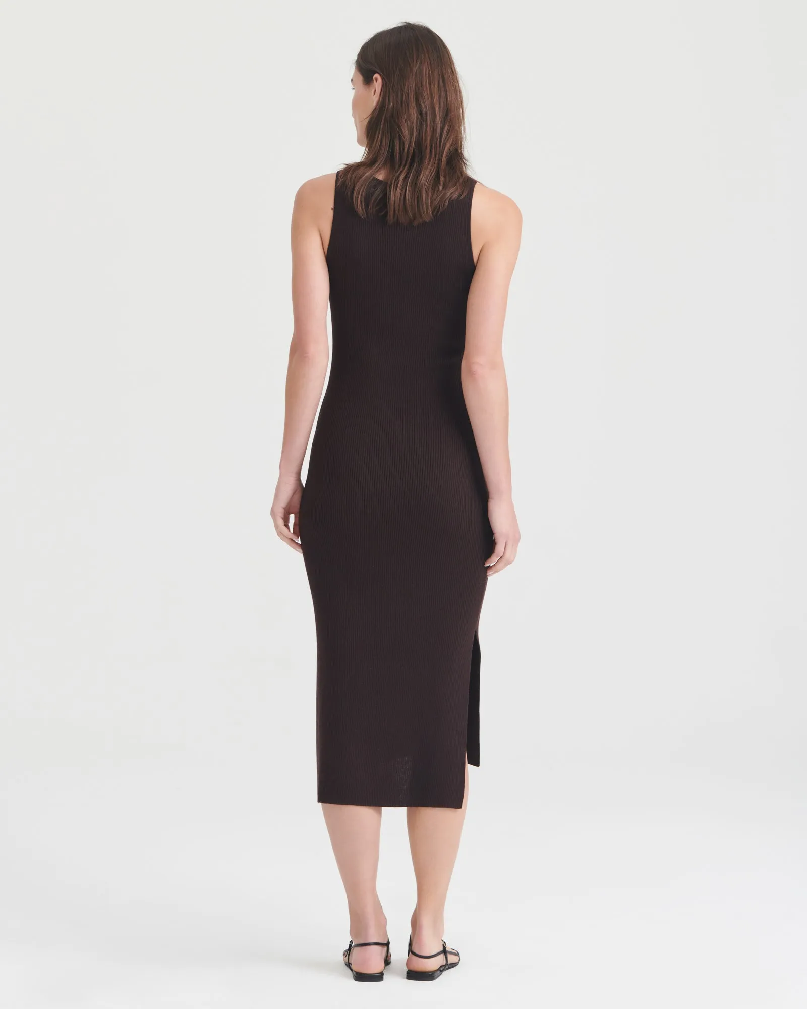 Silk Cashmere Midi Tank Dress