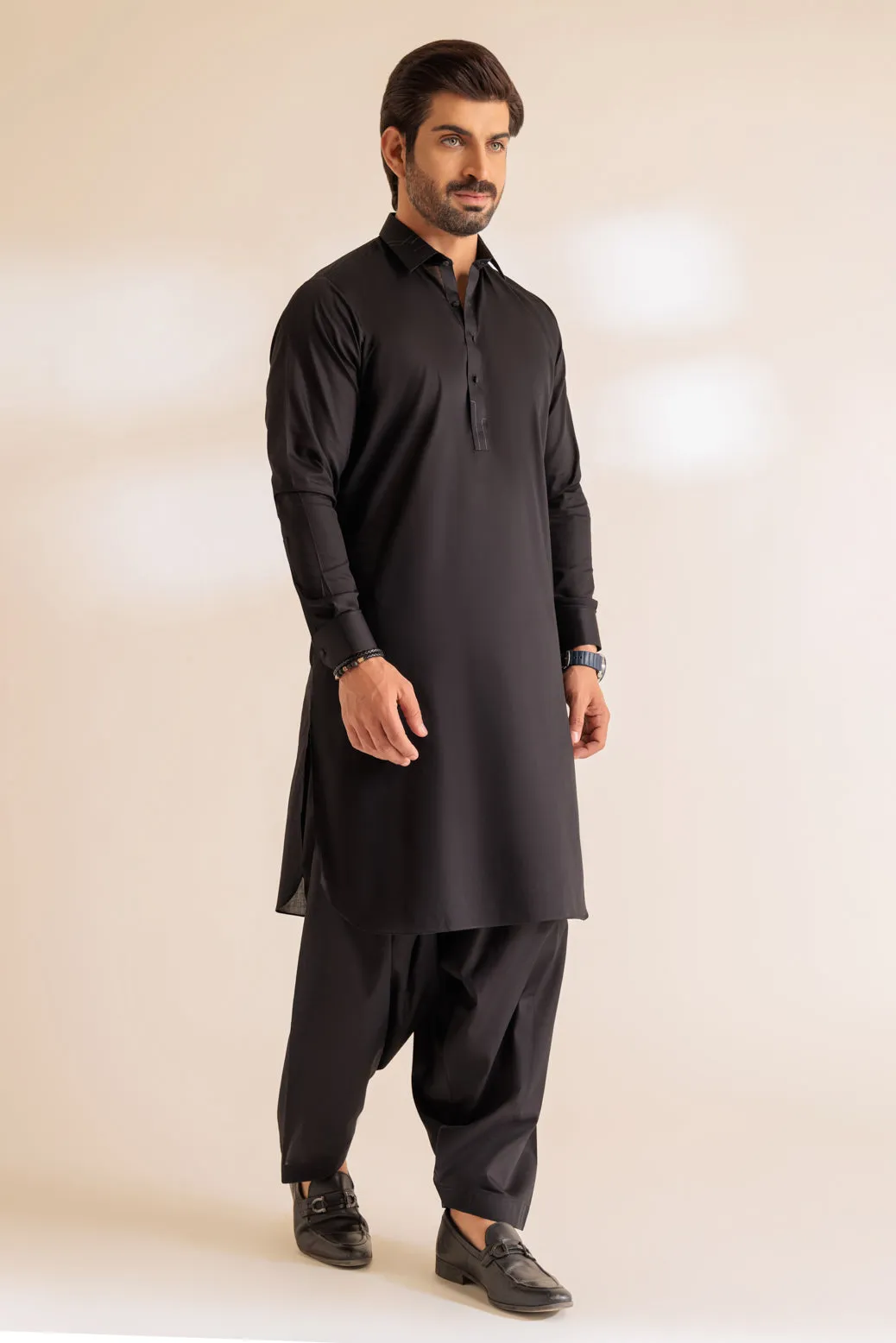 SOOT-BLENDED-SHALWAR SUIT - (GSSS24-001) BIN 54 M9