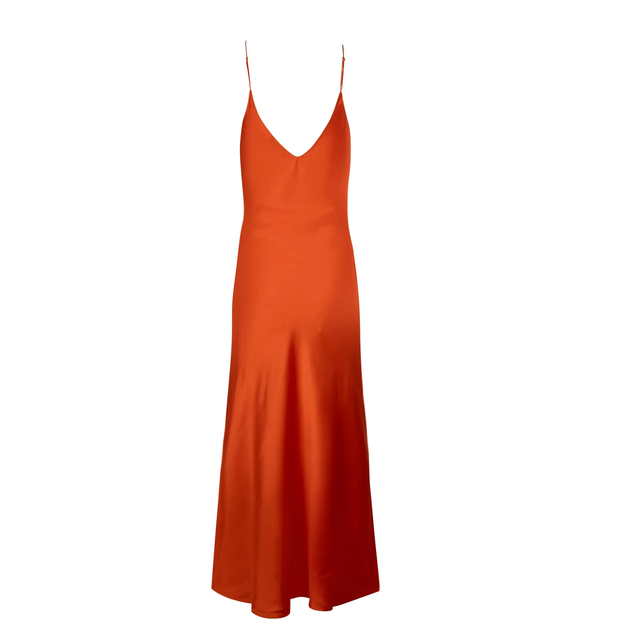 Tangerine Midi Bias Slip