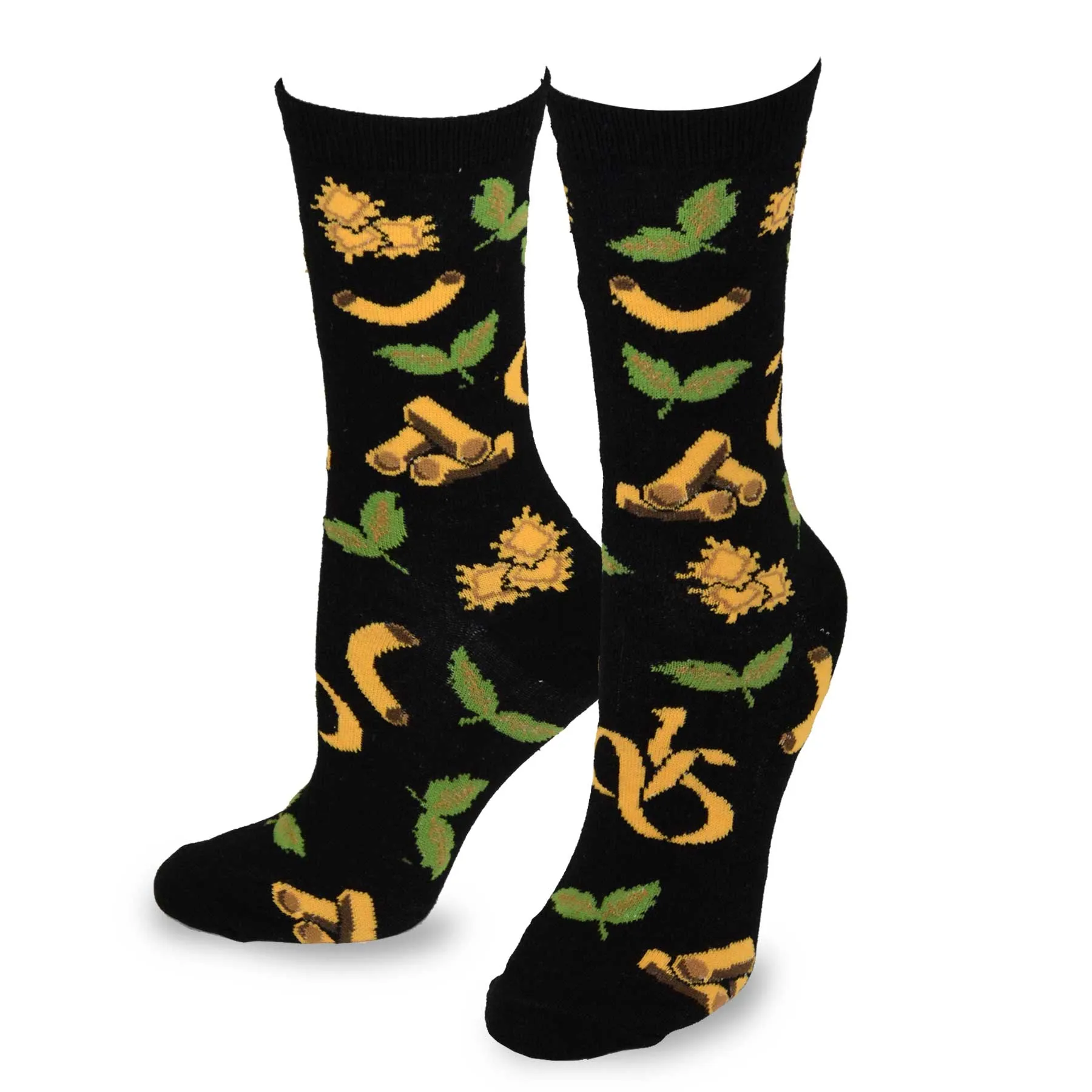 TeeHee Socks Women's Novelty Cotton Crew Chef and Pasta 3-Pack (11747)