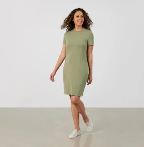 Threshold T-Shirt Dress Petite Fit - Sage Green