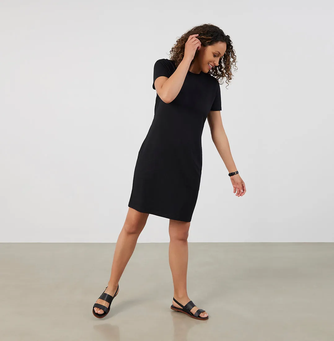 Threshold T-Shirt Dress Standard Fit - Onyx Black