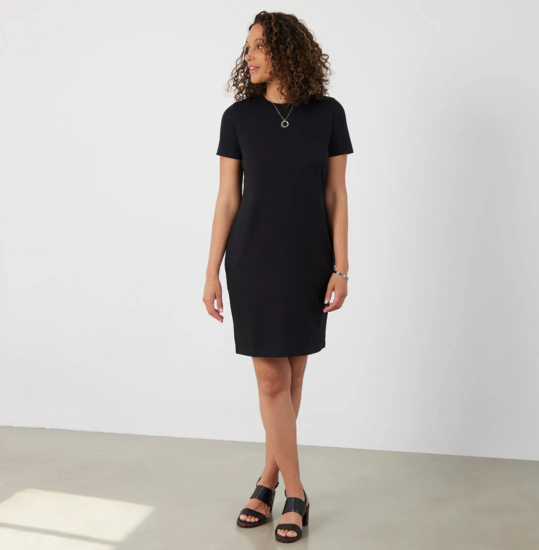 Threshold T-Shirt Dress Standard Fit - Onyx Black