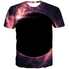 Universe T shirts Men Galaxy T shirts Funny Galaxy Tshirts Casual Hip Hop Shirt Print Punk Rock Tshirts Novelty Short Sleeve