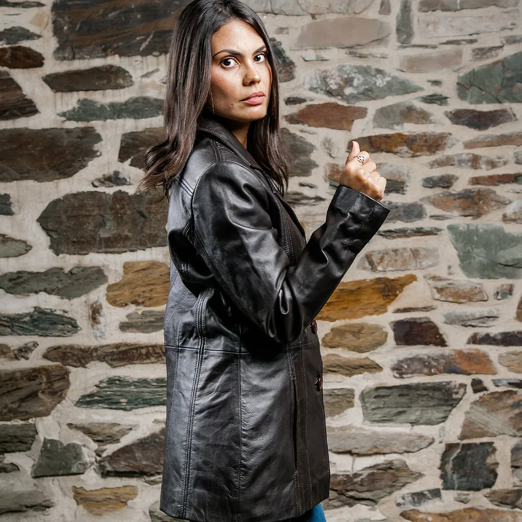 Women's Leather Coat | KC Leather Signature Range - Bardeau