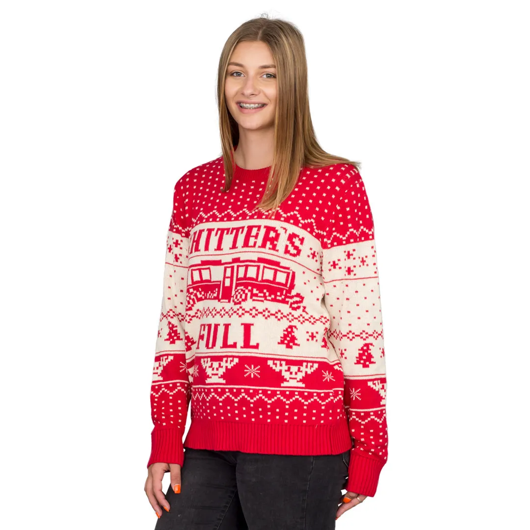 Women's National Lampoon Vacation Shitter's Full Ugly Christmas Sweater