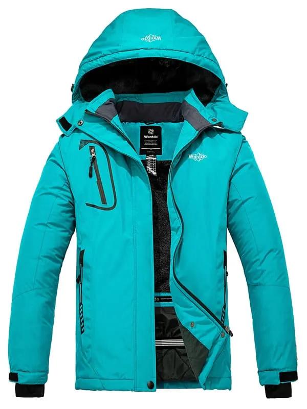 Women's Waterproof Winter Coat Ski Jacket 8301WH