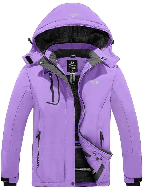 Women's Waterproof Winter Coat Ski Jacket 8301WH