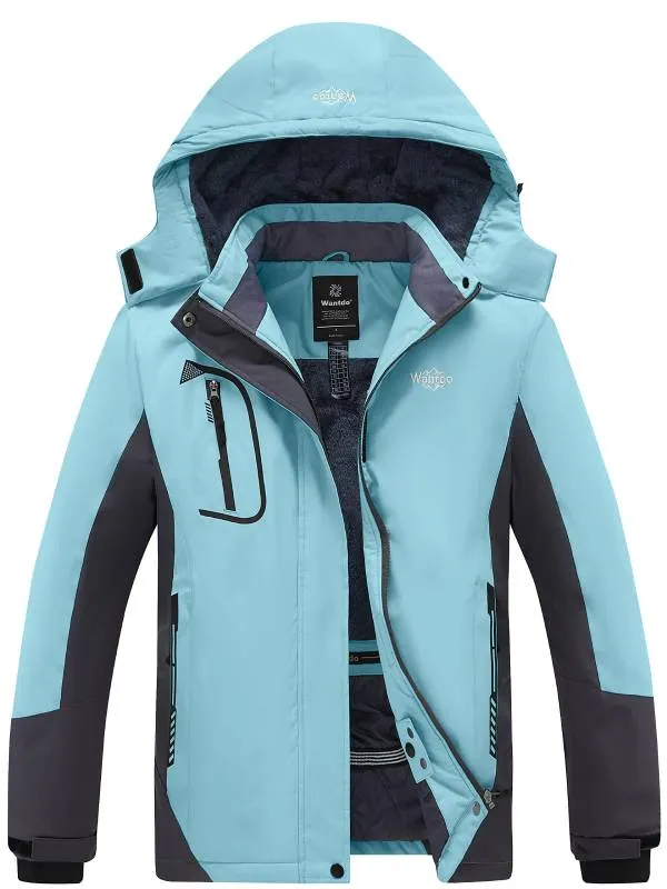 Women's Waterproof Winter Coat Ski Jacket 8301WH